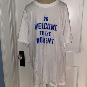 76ers “Welcome to the Moment” TShirt